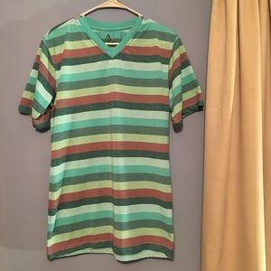 Roadblock Men's Striped Short Sleeve T-shirt - Size Small